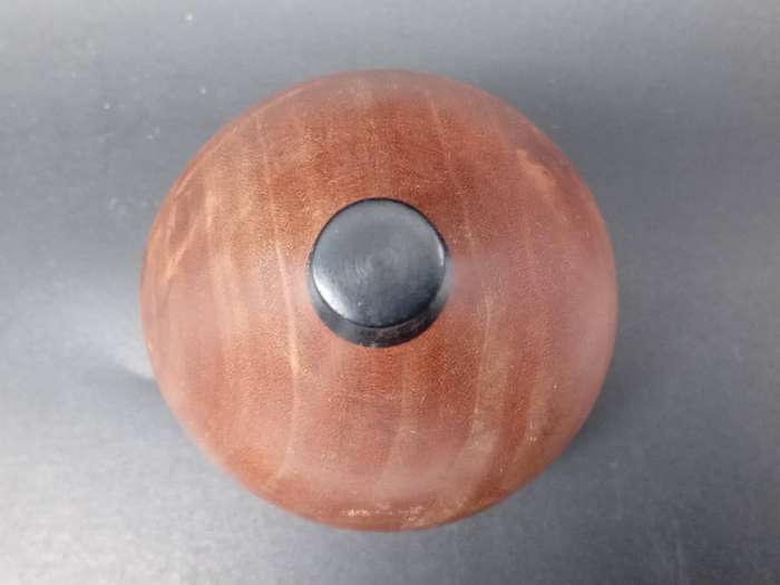 Vintage! Denmark - Sculptural Turned Wood - Acorn - Trinket Box