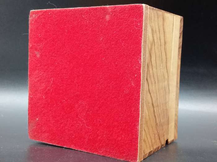 Vintage! Jerusalem - Olive wood - Small - Chest/ Trinket Box