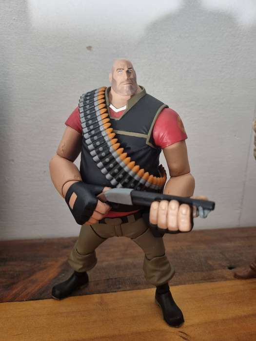 Very Rare Collectible NECA Team Fortress 2 Figure | Red team Heavy