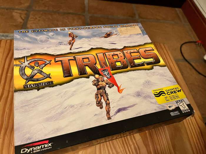Retro PC Big Box game | Starsiege: Tribes (CIB)