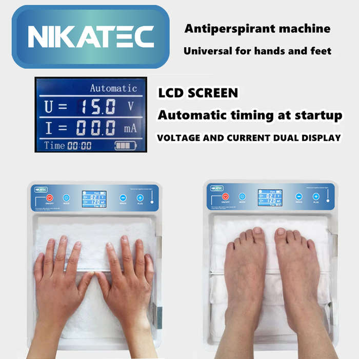 NikaTec Palmar Hyperhidrosis Anti-Sweat Iontophoresis Machine Hands