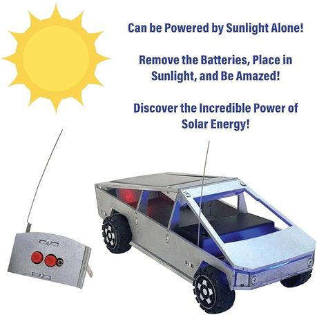 Tesla Cybertruck RC - 51 Piece DIY Solar Powered RC, Standard