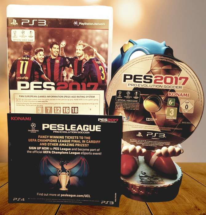 PES 2017  Pro Evolution Soccer PS3 Game | Complete in Box | Very Good Condition | Konami Football