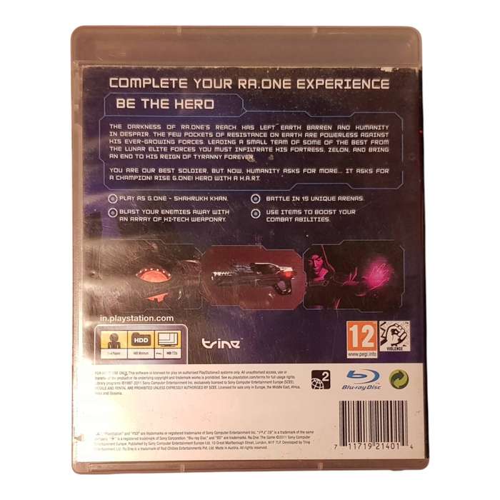 Ra.One The Game (PS3) - Complete in Box - Very Good Condition