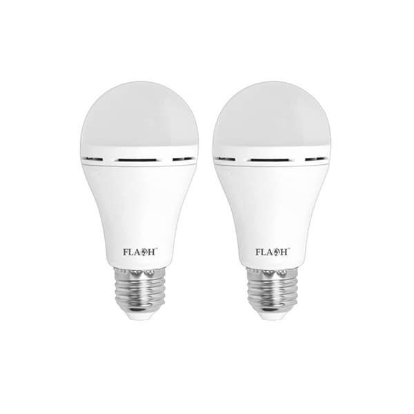 FLASH 5W LED E27 A60 EMERGENCY LAMPS - DAYLIGHT 6000K (Pack Of 2)