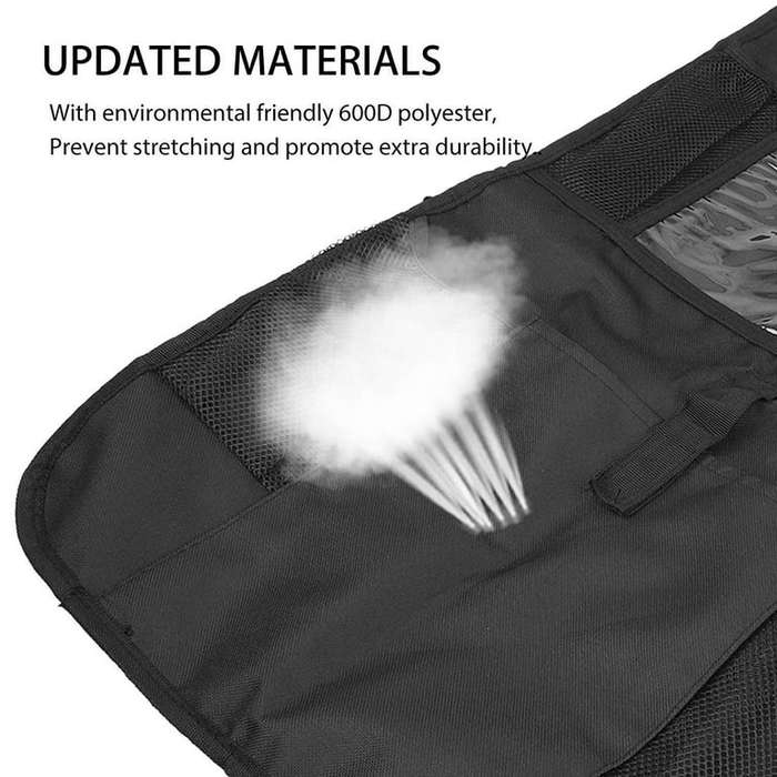 Car Backseat Organizer with 10 inch Clear Tablet Holder Waterproof Car Seat Back Protector