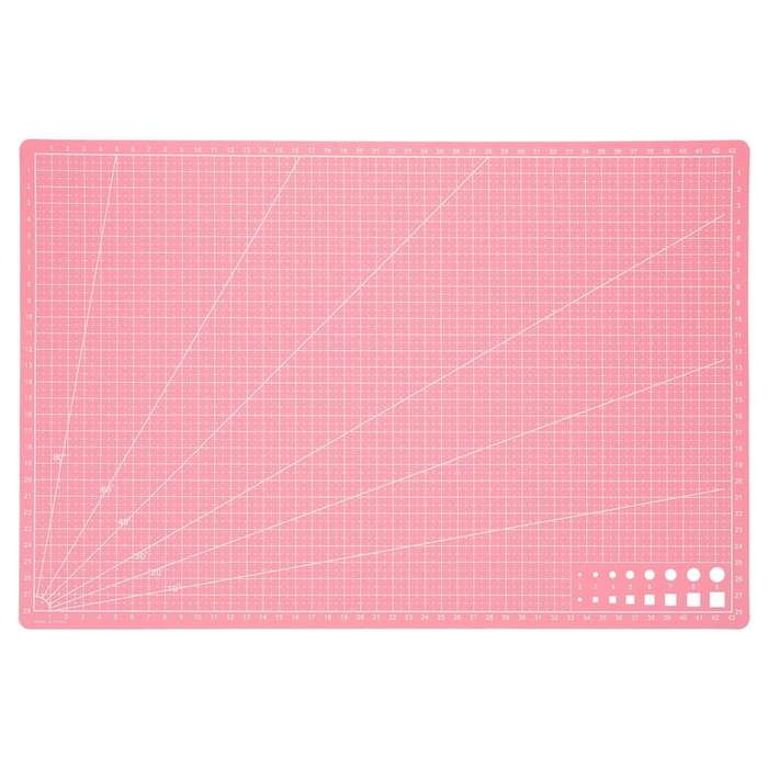 A3 Cutting Mats Cutting Pads Cut Boards for Leather Models DIY Art Project Pink|Crafts