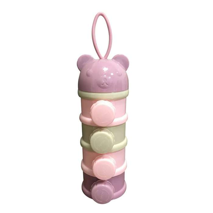 4 Layers Baby Formula Milk Powder Dispenser Infant Snack Storage Container