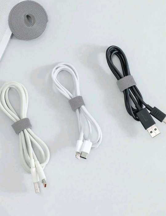 10 Meters Hook and Loop Heavy Duty Securing Straps Tearable Reusable Fastening Cable Ties for Cables