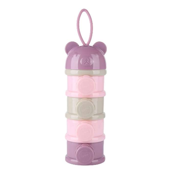 4 Layers Baby Formula Milk Powder Dispenser Infant Snack Storage Container