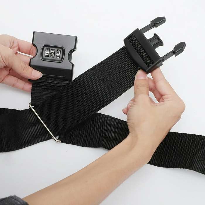 Cross Luggage Strap Straps Tsa Approved Travel Accessories Suitcase Belt Holder