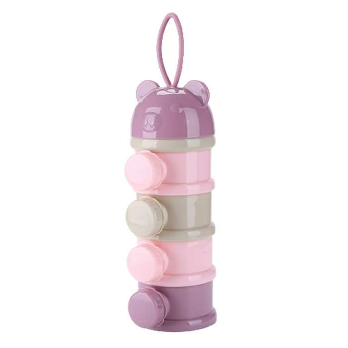4 Layers Baby Formula Milk Powder Dispenser Infant Snack Storage Container