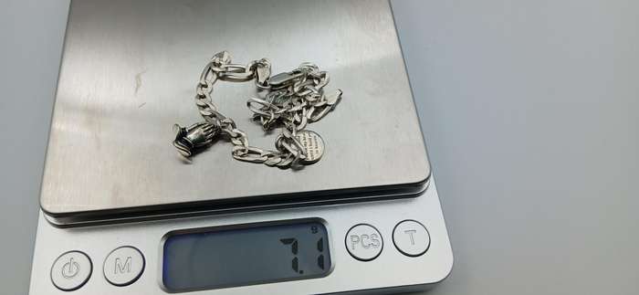 Beautiful Sterling Silver Charms Bracelet