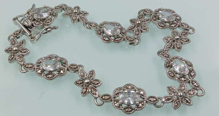 Elegant Sterling Silver Bracelet