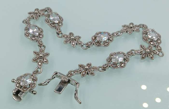 Elegant Sterling Silver Bracelet
