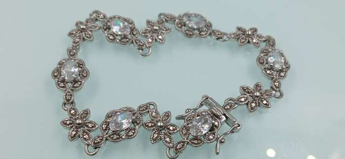 Elegant Sterling Silver Bracelet