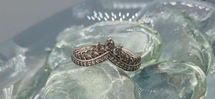 Pandora Princess Wishbone Ring