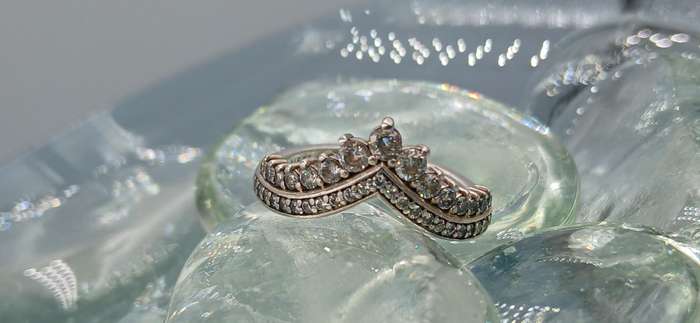 Pandora Princess Wishbone Ring