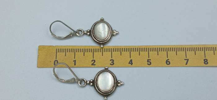 Mother of Pearl Sterling Silver Earrings