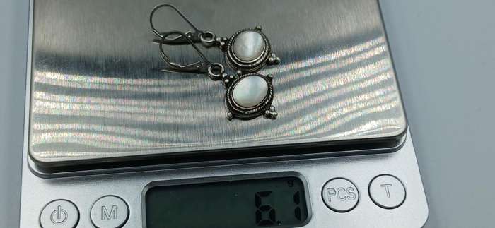 Mother of Pearl Sterling Silver Earrings
