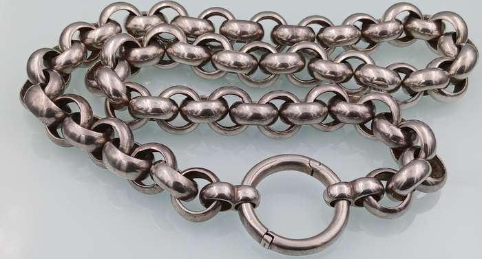 Chanky Sterling Silver Belcher Necklace