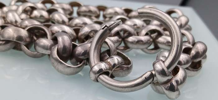 Chanky Sterling Silver Belcher Necklace