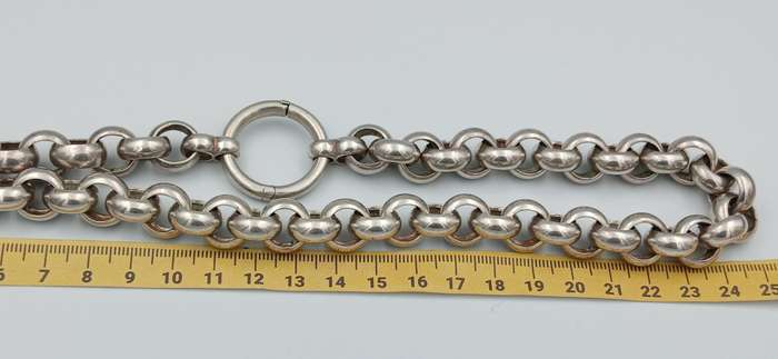 Chanky Sterling Silver Belcher Necklace