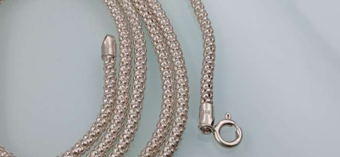 Sterling Silver Popcorn Chain