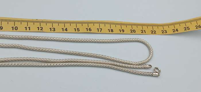 Sterling Silver Popcorn Chain