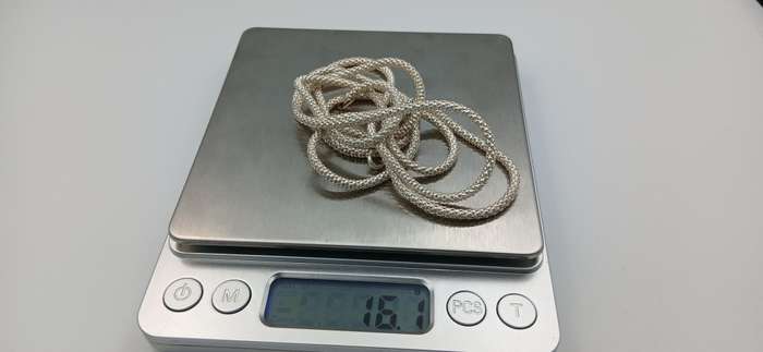 Sterling Silver Popcorn Chain