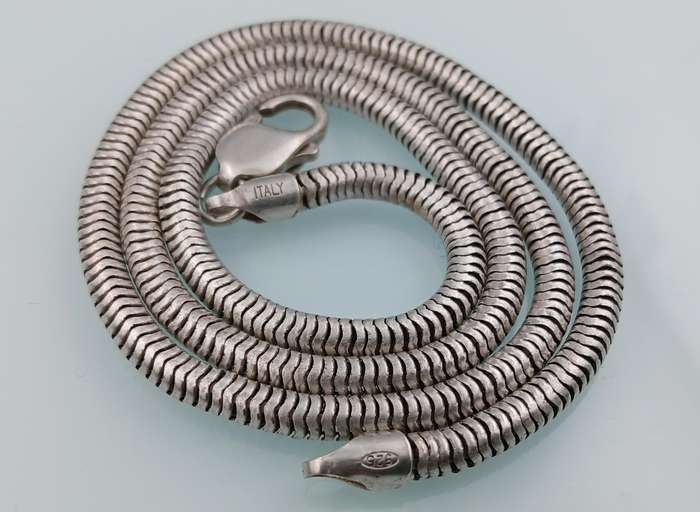 Sterling Silver Italian Snake Chain Necklace