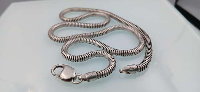Sterling Silver Italian Snake Chain Necklace