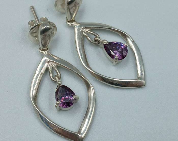 Elegant Sterling Silver Earrings
