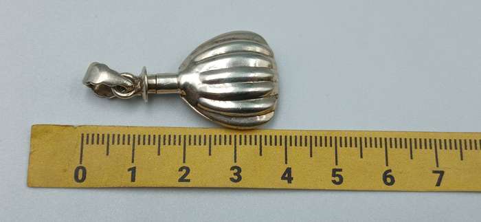 Vintage Sterling Silver Perfume Bottle Pendant