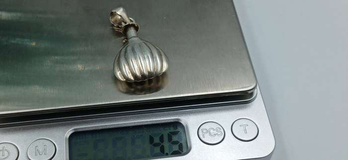 Vintage Sterling Silver Perfume Bottle Pendant