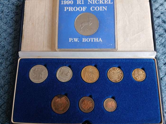 1990 SA Proof Set Combo