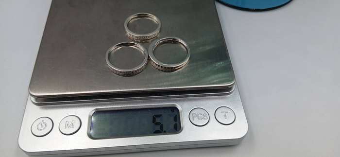 Lot of 3 Sterling Silver Rings