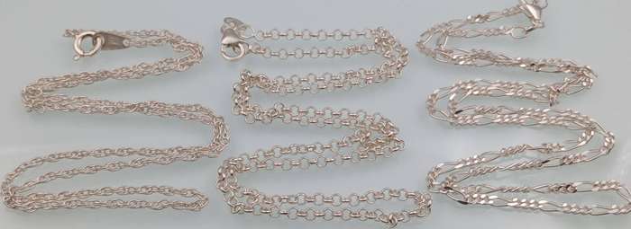 Lot of 3 Sterling Silver Chains