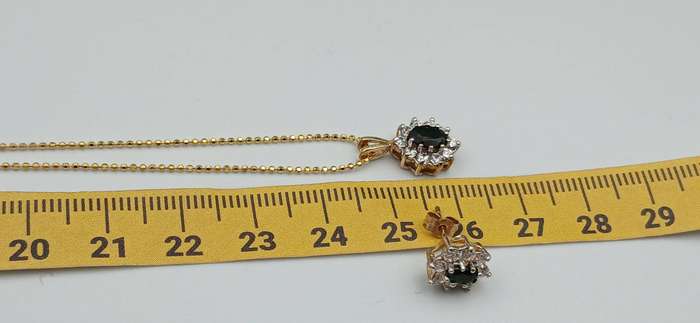 Elegant 9ct Necklace Set