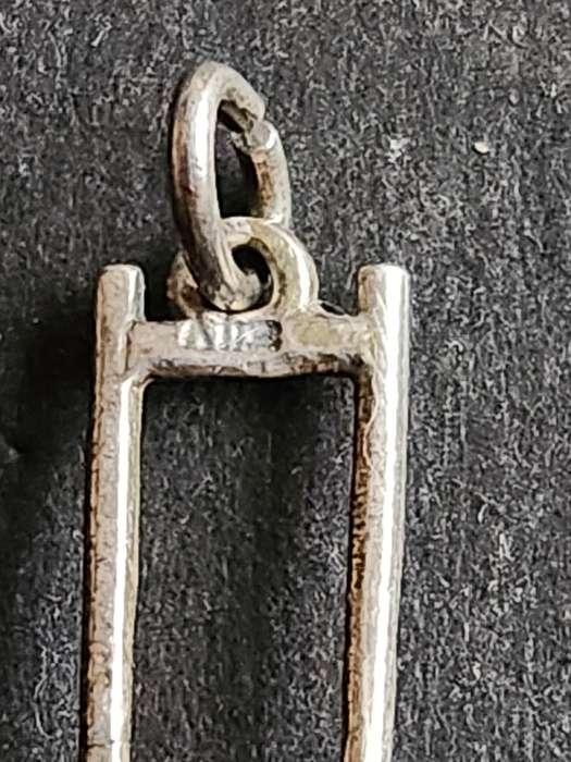 Vintage Silver Rickshaw Charm 1.9g - as per photograph