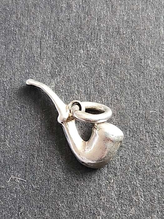 Vintage Silver Pipe Charm 1.7g - as per photograph