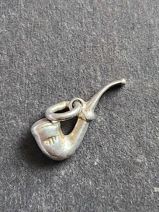 Vintage Silver Pipe Charm 1.7g - as per photograph