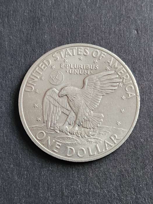 USA Eisenhower One Dollar 1971D - as per photograph