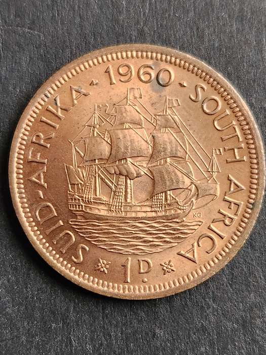 Union Penny 1960 EF+/UNC - as per photograph
