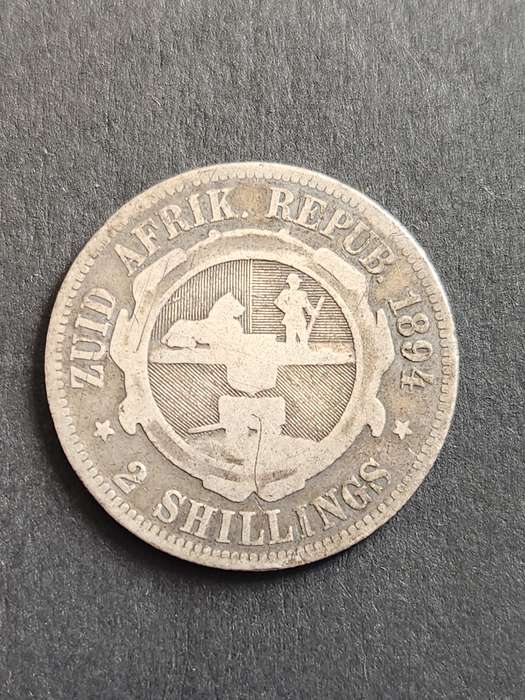 ZAR 2 Shillings 1894 - as per photograph