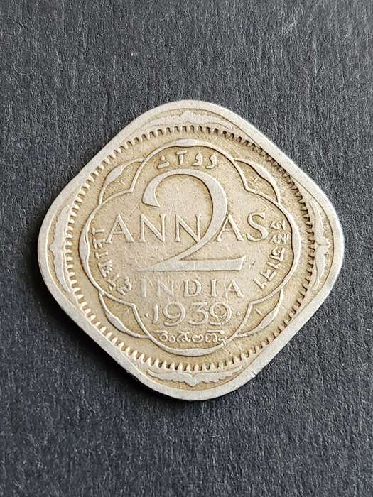 India 2 Annas  1939
