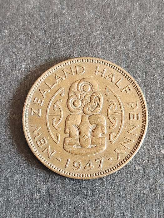 New Zealand 1/2 Penny 1947 (nice condition)