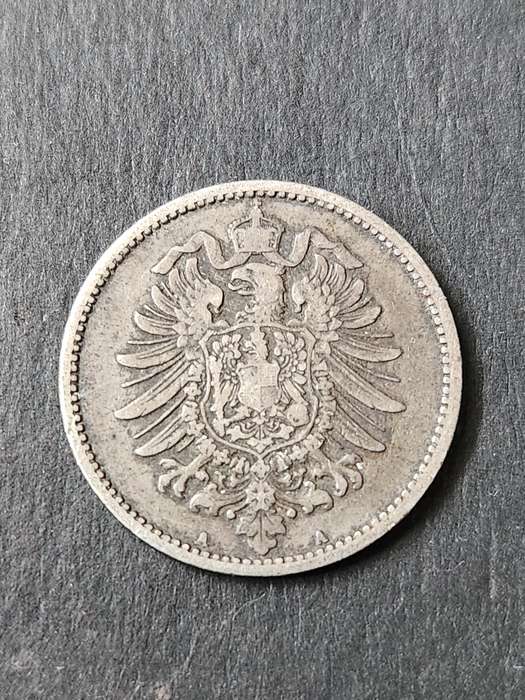 Deutsches Reich One Mark 1875 Silver