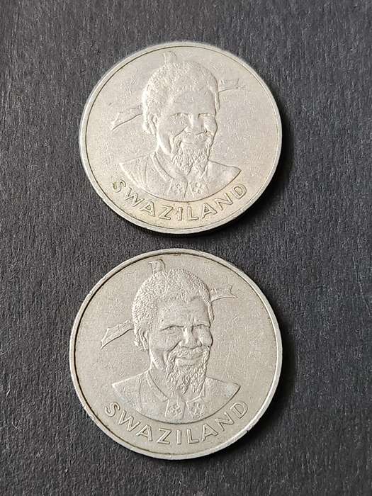 2 x Swaziland One Elangeni 1974/1981