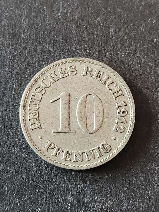 Deutsches Reich 10 Pfennig 1912